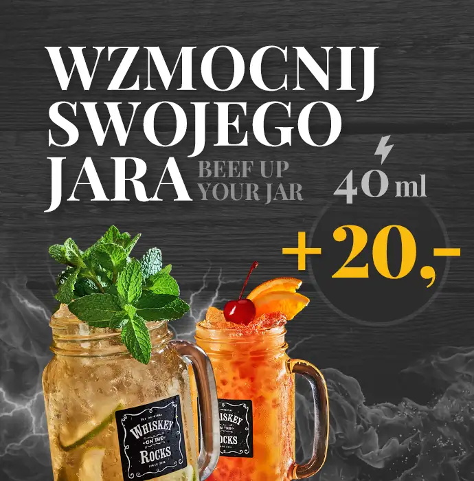 Każdego Jara możesz wzmocnić dodatkową porcją Jack Daniels Tennessee Whiskey 40 ml